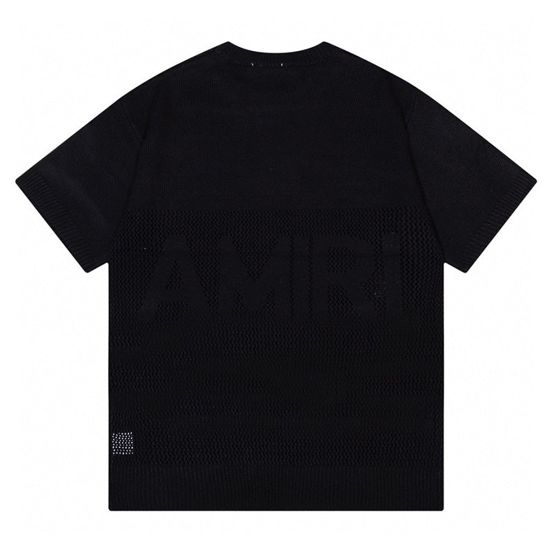 AMIRI Logo-Embossed Fine Knit Jumper AMIRI