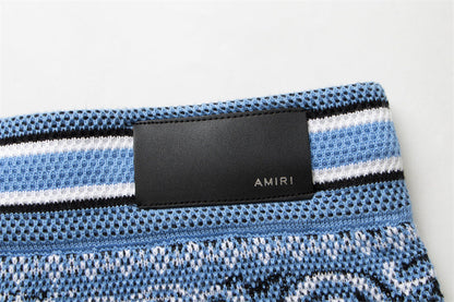 AMIRI Bandana Print B-Ball Drawstring Shorts AMIRI
