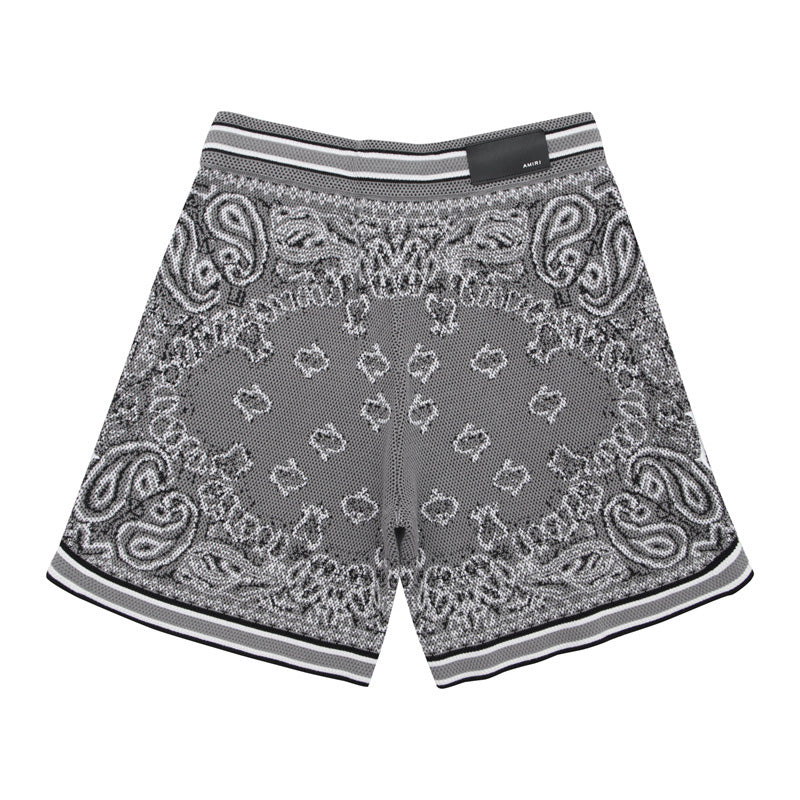 AMIRI Bandana Print B-Ball Drawstring Shorts AMIRI