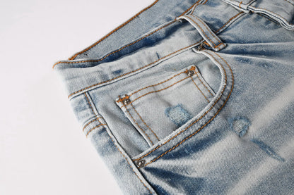 AMIRI Denim Shorts #6008 AMIRI