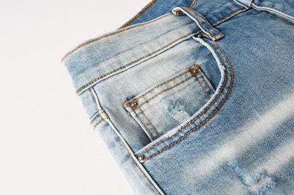 AMIRI Denim Shorts #6009 AMIRI
