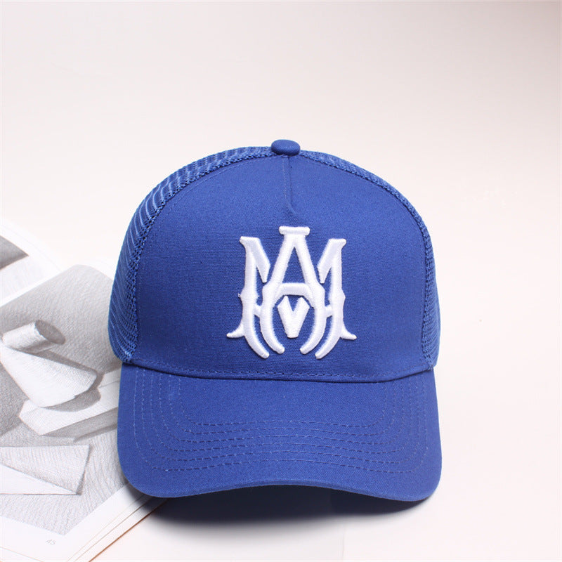 AMIRI Logo Baseball Caps Blue AMIRI