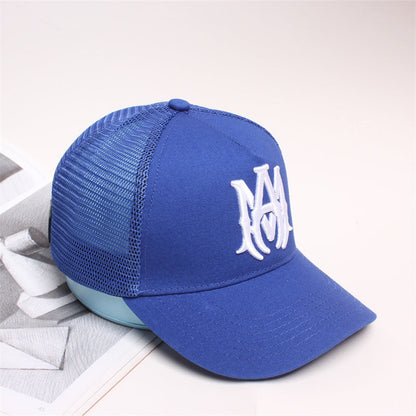 AMIRI Logo Baseball Caps Blue AMIRI