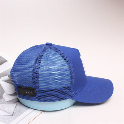 AMIRI Logo Baseball Caps Blue AMIRI