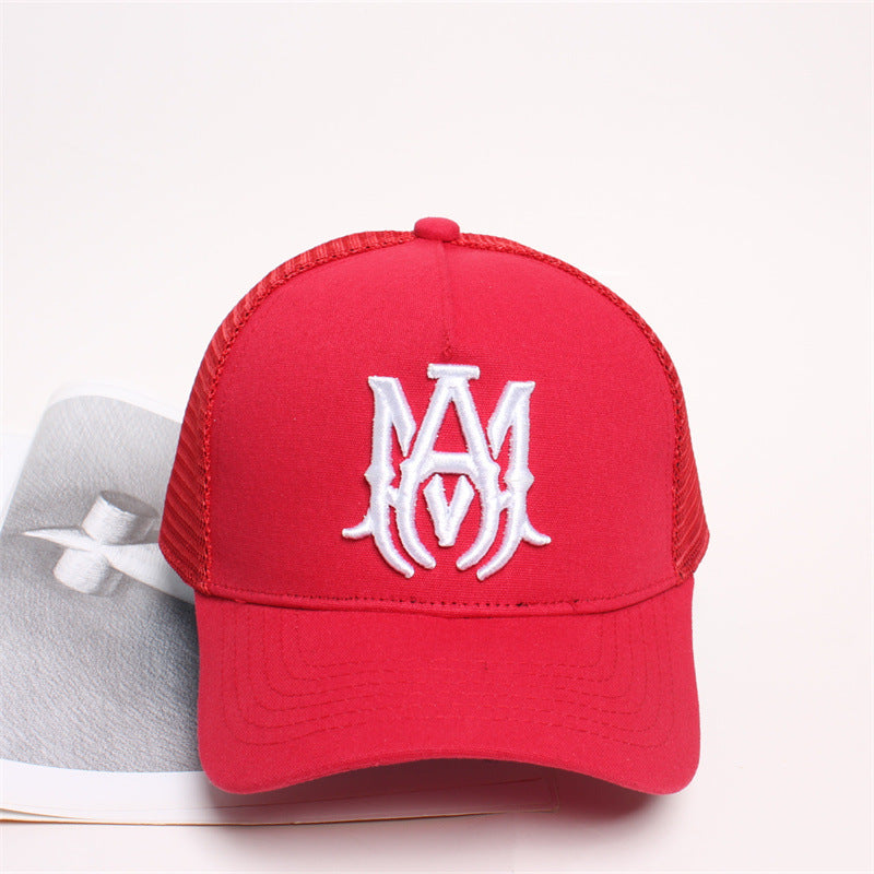 AMIRI Logo Baseball Caps Red AMIRI