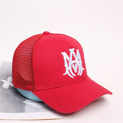 AMIRI Logo Baseball Caps Red AMIRI