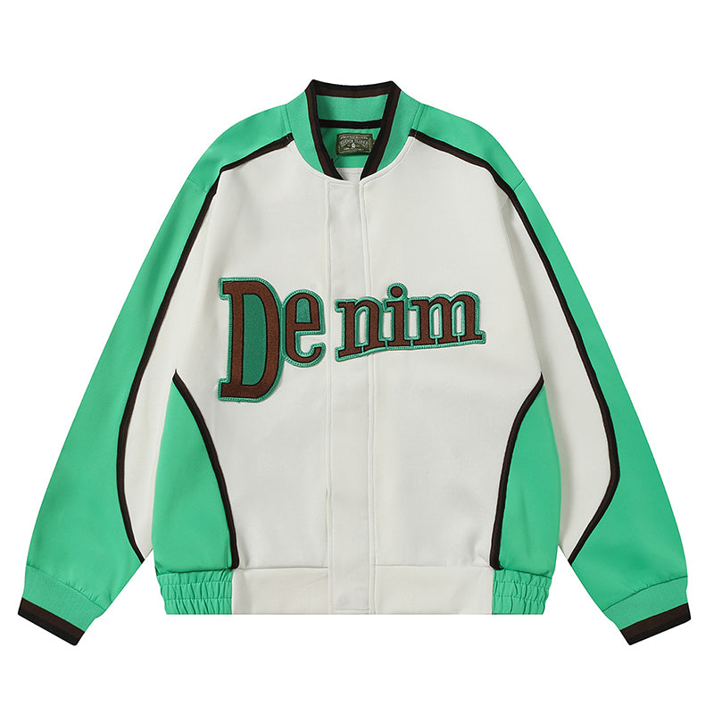 Denim Tears Green White Track Jackets DENIM TEARS