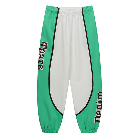 Denim Tears Green White Track Pants DENIM TEARS