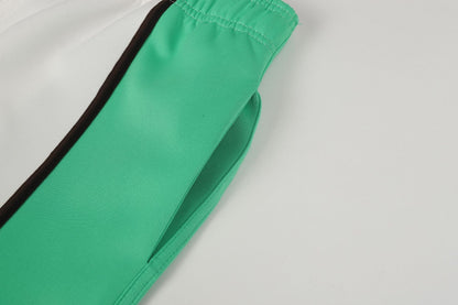 Denim Tears Green White Track Pants DENIM TEARS