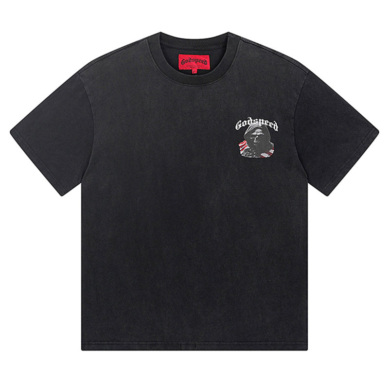 GODSPEED  Men's Black L.O.T.F Crew Neck T-Shirt Godspeed