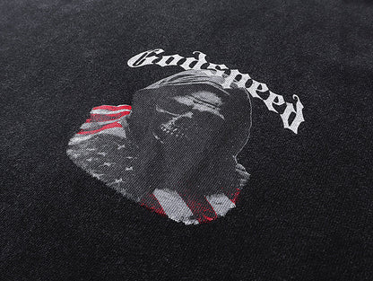 GODSPEED  Men's Black L.O.T.F Crew Neck T-Shirt Godspeed