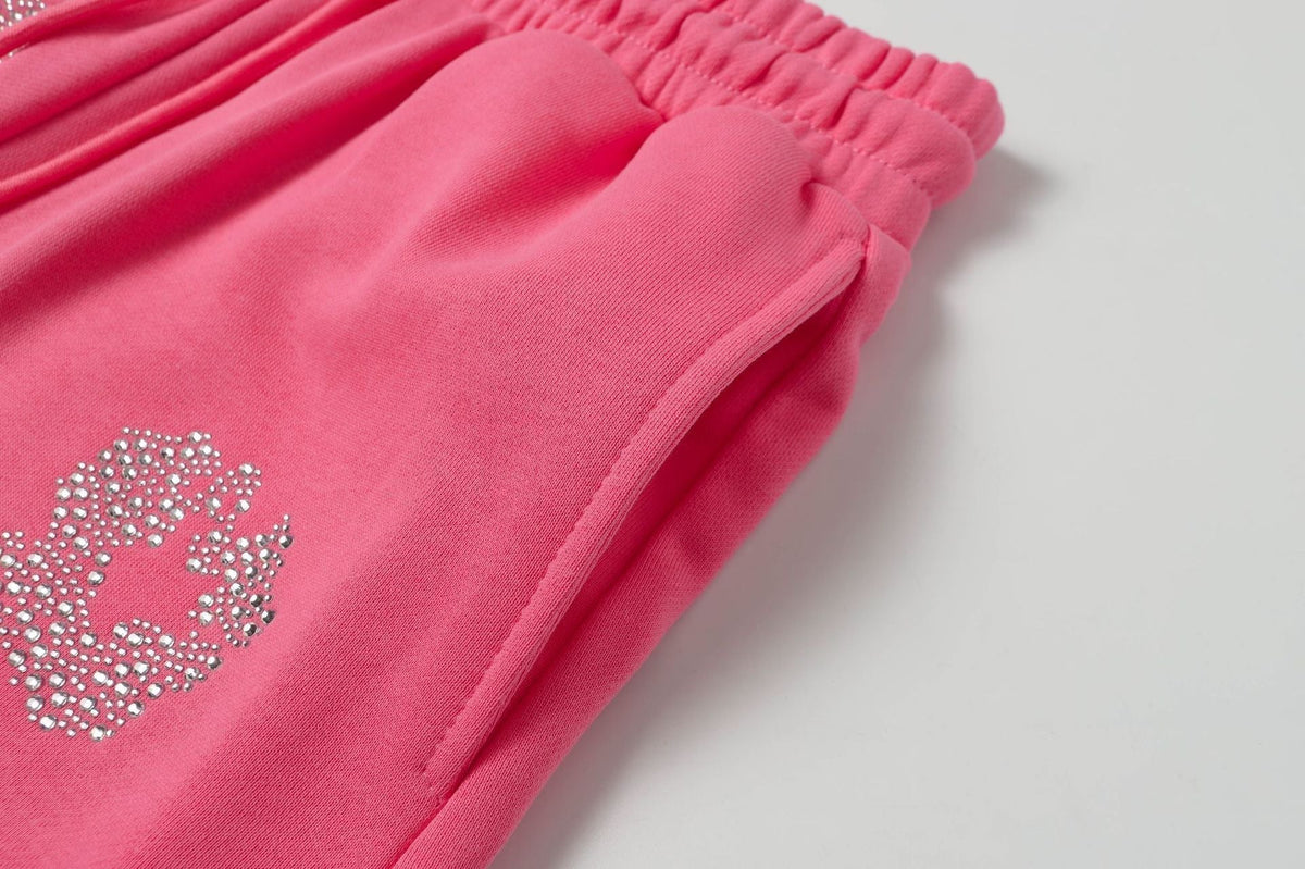 Denim Tears Cashmere Swarovski Cotton Wreath Shorts DENIM TEARS