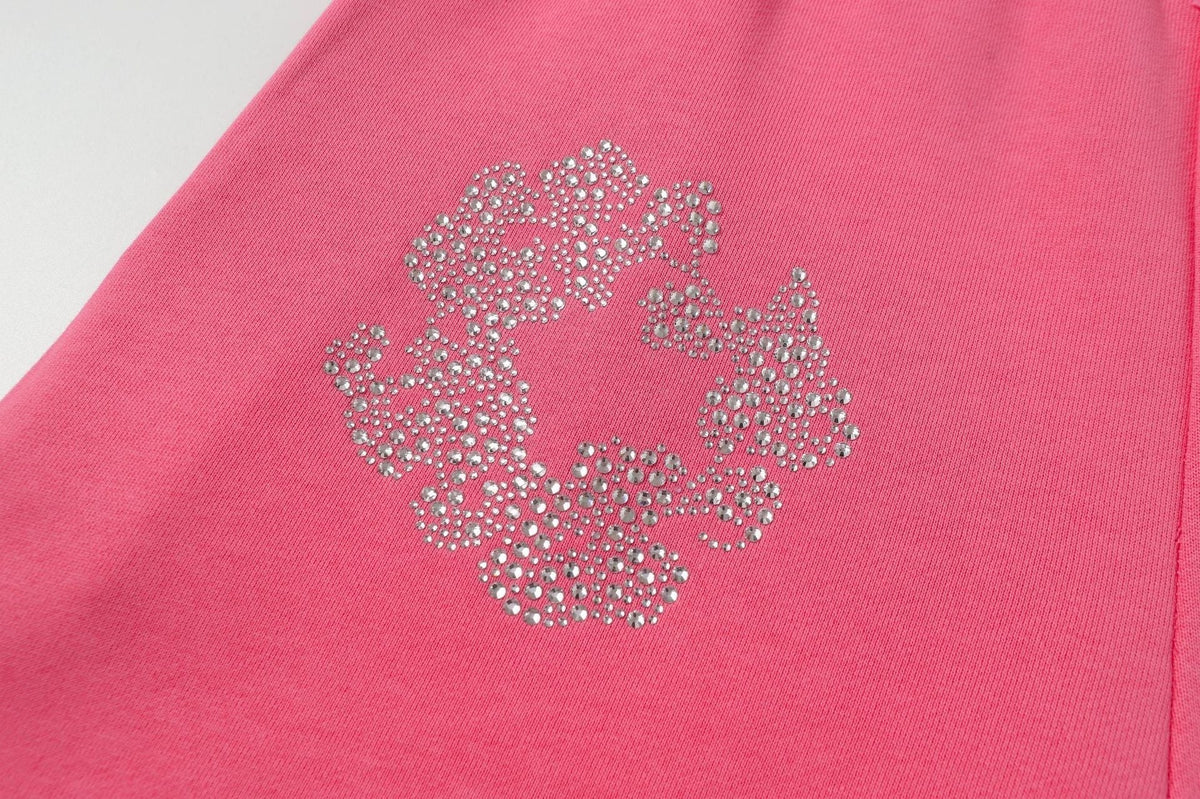 Denim Tears Cashmere Swarovski Cotton Wreath Shorts DENIM TEARS