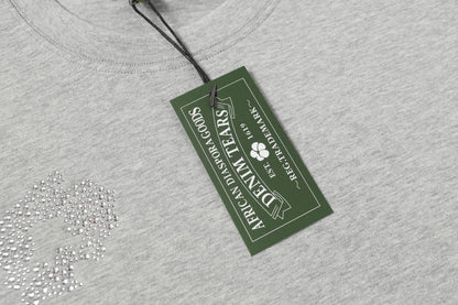 Denim Tears Cashmere Swarovski Cotton Wreath T-Shirts DENIM TEARS