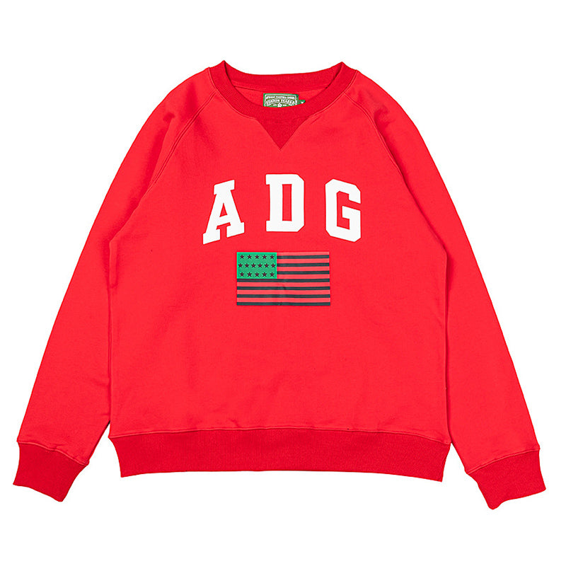 Denim Tears ADG Pan African American Flag Sweatshirt Purple Brand