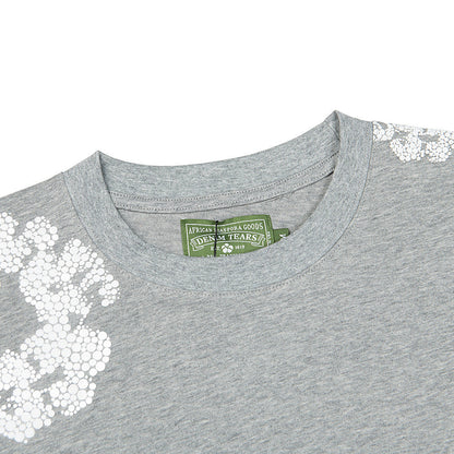 Denim Tears Crystal Patch Cotton logo Design T-Shirts DENIM TEARS