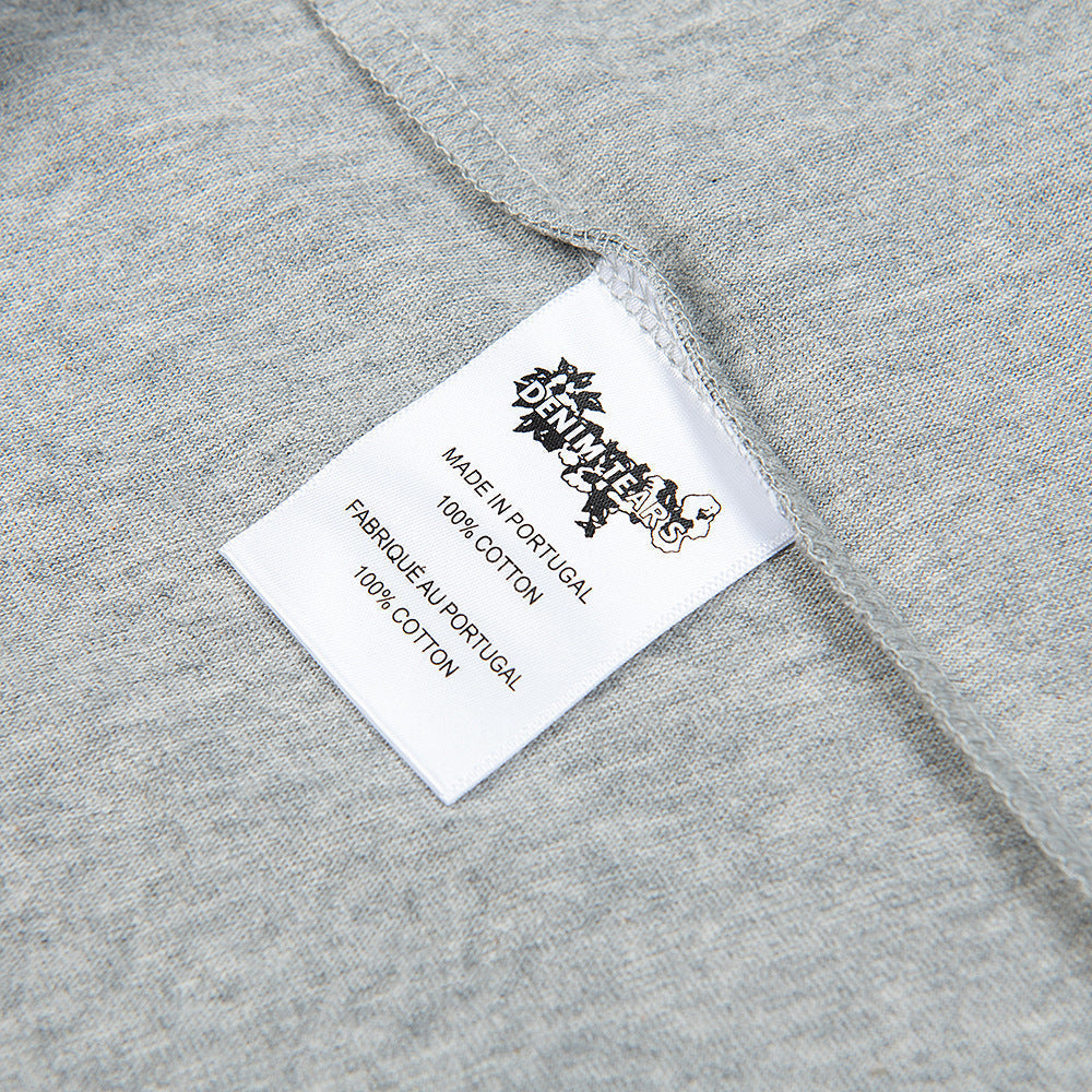 Denim Tears Crystal Patch Cotton logo Design T-Shirts DENIM TEARS