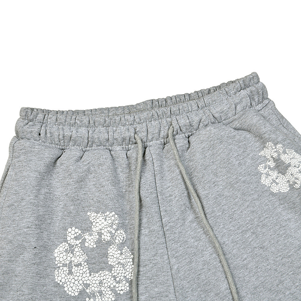 Denim Tears Crystal Patch Cotton logo Design Shorts DENIM TEARS