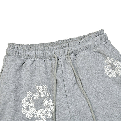 Denim Tears Crystal Patch Cotton logo Design Shorts DENIM TEARS