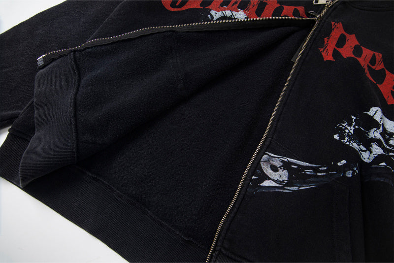 Godspeed Mankind vs Ai Zip Up Hoodies Godspeed