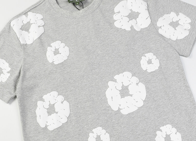 Denim Tears Men's Grey T-shirt DENIM TEARS