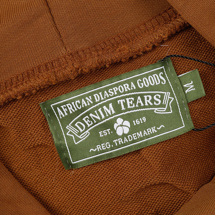 Denim Tears The Cotton Wreath Hoodie Brown DENIM TEARS
