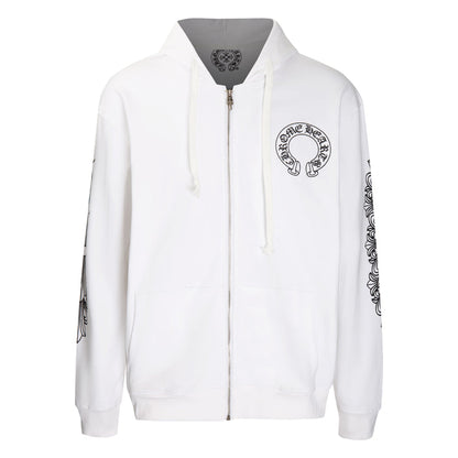 Chrome Hearts New Zip Up Hoodie -5001 Chrome Hearts