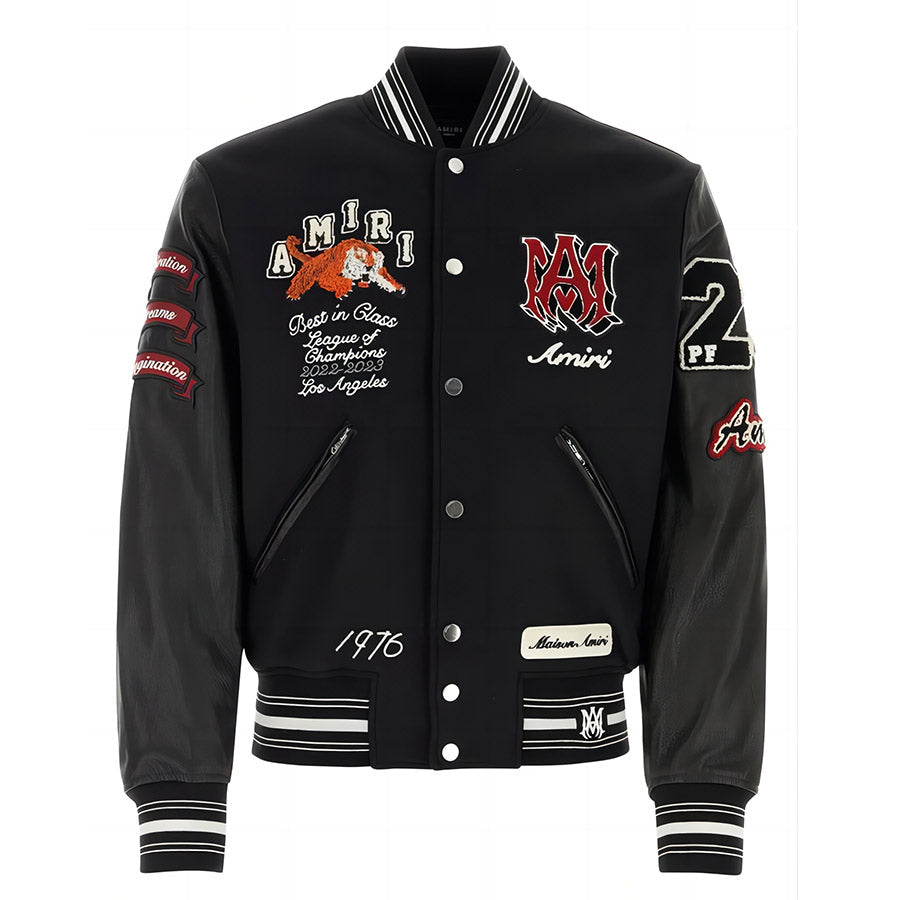 AMIRI Varsity Vintage Patch Bomber Jacket AMIRI