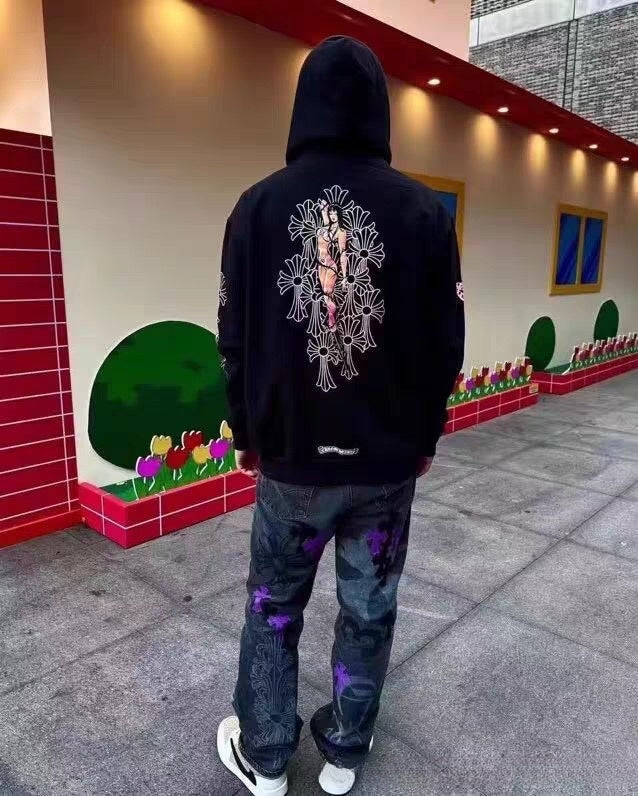 Chrome Hearts New Zip Up Hoodie 8660 Chrome Hearts