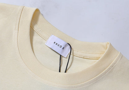 RHUDE Saint Malo Castle Print T-Shirts RHUDE