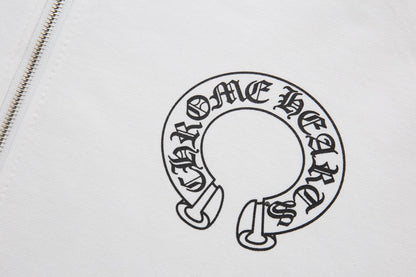Chrome Hearts New Zip Up Hoodie -5001 Chrome Hearts