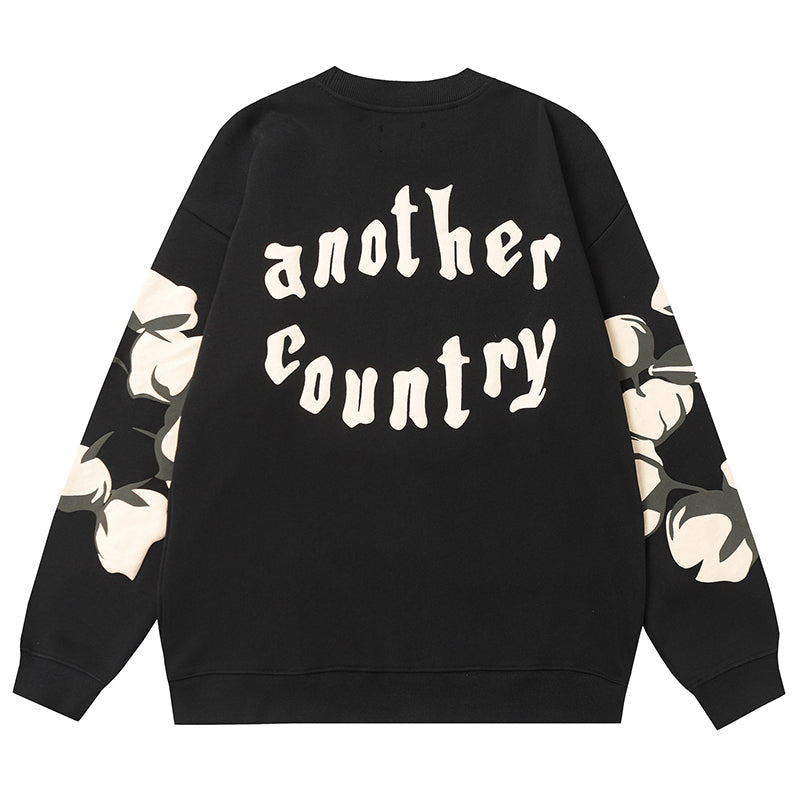 Denim Tears Kapok Pattern Printed Sweatshirts DENIM TEARS