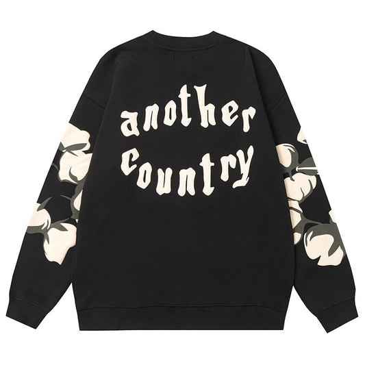 Denim Tears Kapok Pattern Printed Sweatshirts DENIM TEARS