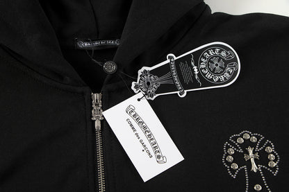 Chrome Hearts New Zip Up Hoodie -TQ02 Chrome Hearts