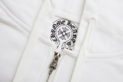 Chrome Hearts New Zip Up Hoodie 5007 Chrome Hearts