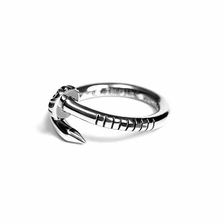 CHROME HEARTS NAIL RING – CROSSBALL 56 CH-Chrome Hearts