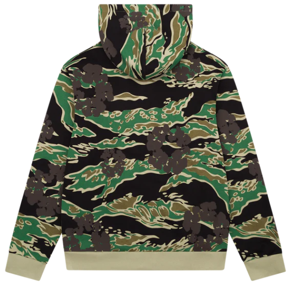 Denim Tears Cotton Wreath Camouflage Zipper Hoodie DENIM TEARS