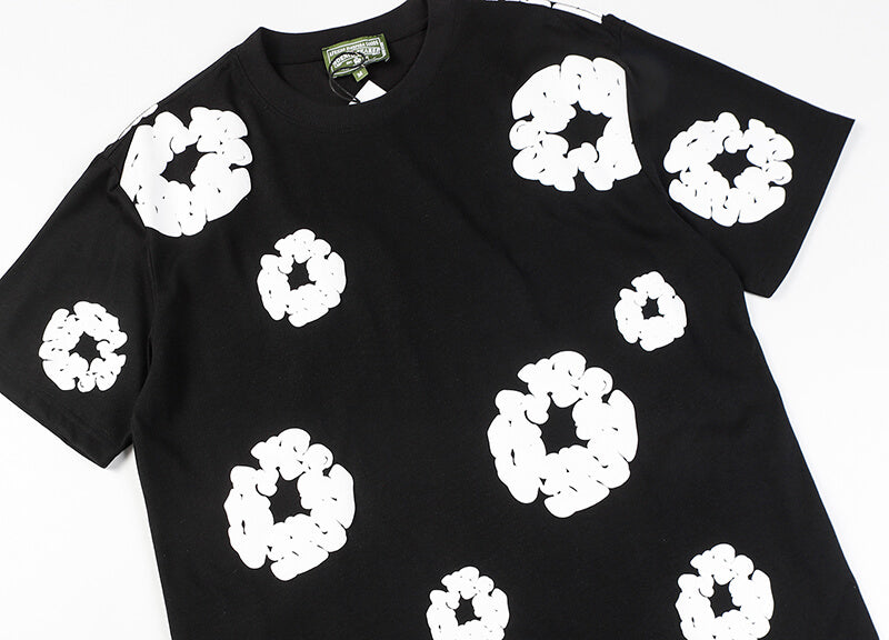 Denim Tears Men's Black T-shirt DENIM TEARS