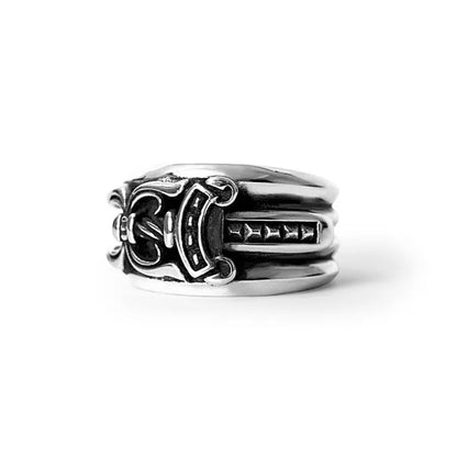 CHROME HEARTS DAGGER RING 8 CH-Chrome Hearts