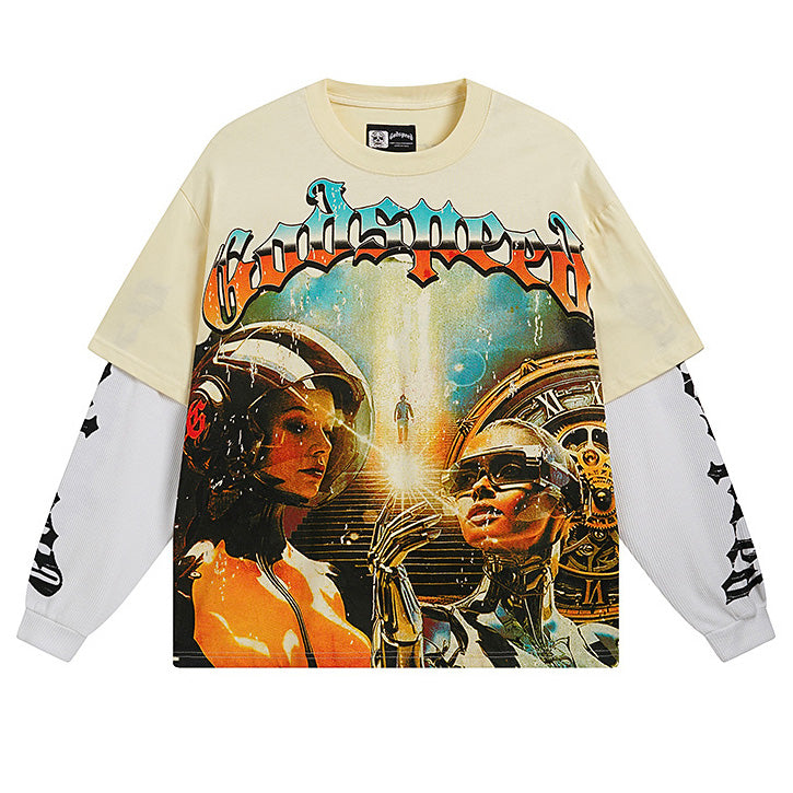 GODSPEED Chosen One Layered Long Sleeve T-Shirt Godspeed