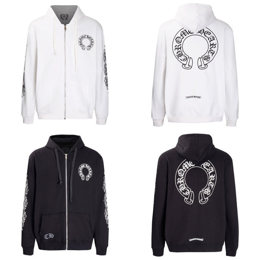 Chrome Hearts New Zip Up Hoodie -5001 Chrome Hearts