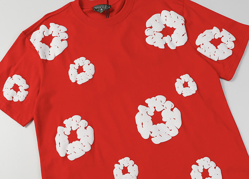 Denim Tears Men's Red T-shirt DENIM TEARS