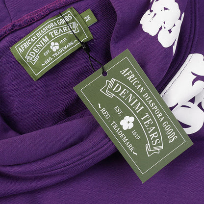 Denim Tears The Cotton Wreath Hoodie Purple DENIM TEARS