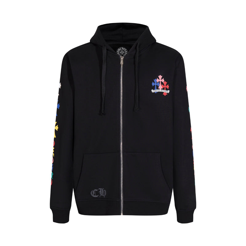 Chrome Hearts New Zip Up Hoodie -5015 Chrome Hearts