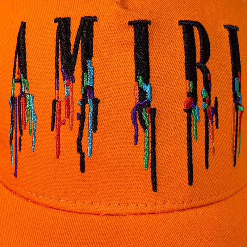 AMIRI color splash paint new color cap sun hat AMIRI