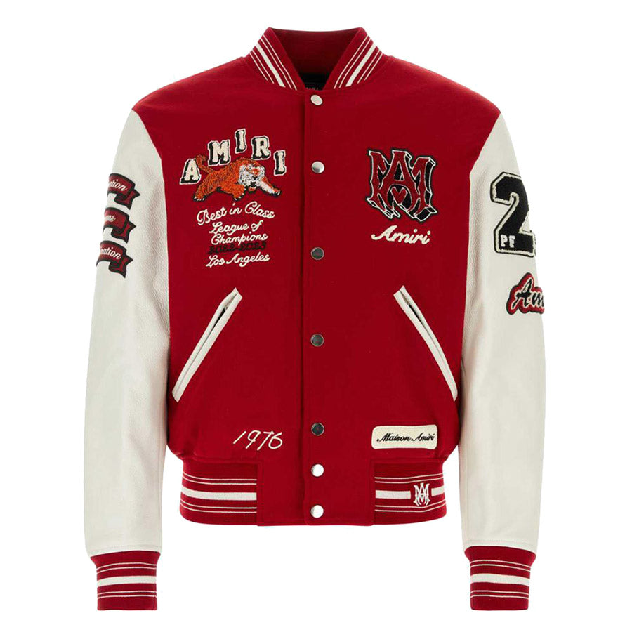 AMIRI Varsity Vintage Patch Bomber Jacket AMIRI
