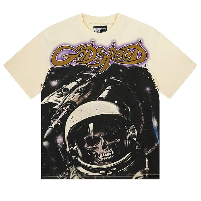 GODSPEED Skeleton Astronaut T-shirt Godspeed