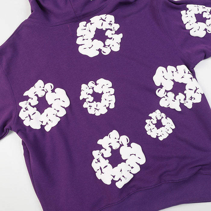 Denim Tears The Cotton Wreath Hoodie Purple DENIM TEARS