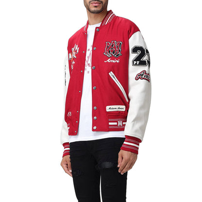 AMIRI Varsity Vintage Patch Bomber Jacket AMIRI