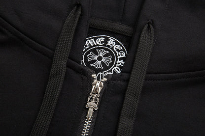 Chrome Hearts New Zip Up Hoodie 5007 Chrome Hearts